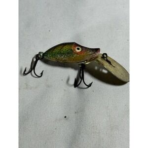 Vintage Heddon Midget River Runt Fishing Lure Perch Fish Collectible
